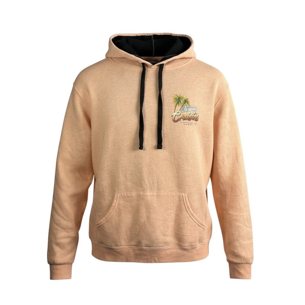 Lone Rock Hawaii Cruiser Honokaa Hoodie Peach Black Pullover Large